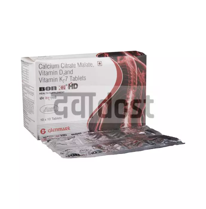 Bon K2 HD 250mg/400IU/50mcg Tablet