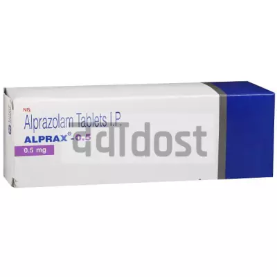 Alprax 0.5mg Tablet SR 15s