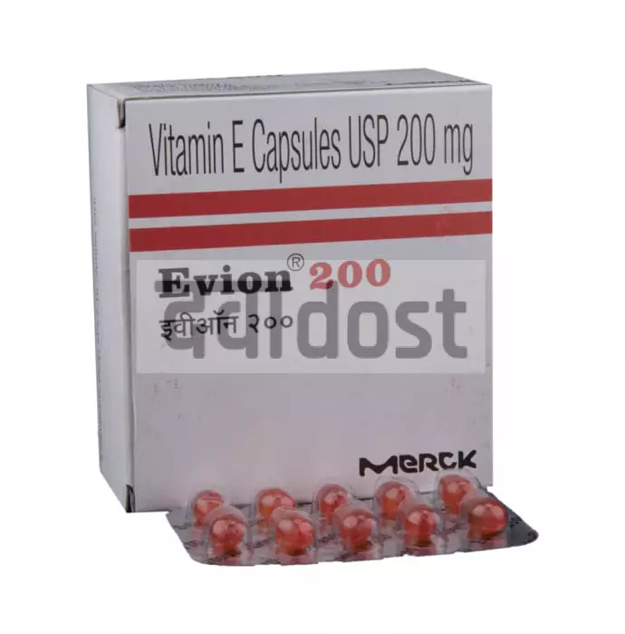 Evion 200IU Capsule 10s
