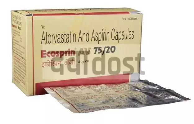 Ecosprin AV 75mg/20mg Capsule 10s