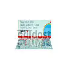 Bon K2  0.25mcg/250mg/50mcg Tablet 10s