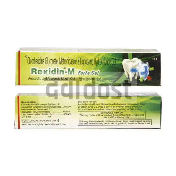 Rexidin M Forte Gel 15gm
