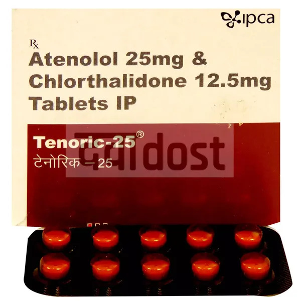 Tenoric 25mg/12.5mg Tablet 10s