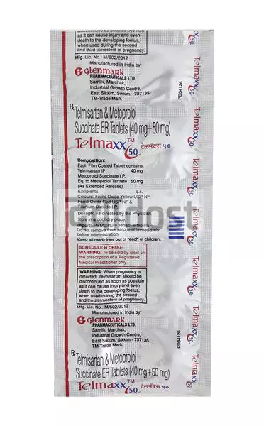 Telmaxx 50 Tablet ER