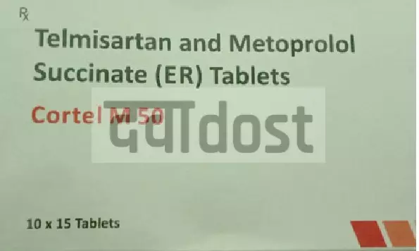 Cortel M 50mg/40mg Tablet ER 15s