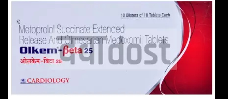 Olkem Beta 20mg/25mg Tablet 10s