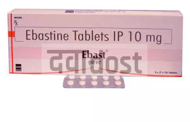 Ebast 10mg Tablet