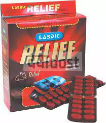 Labdic Relief 50mg/500mg/4mg Tablet