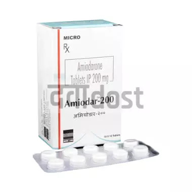 Amiodar 200mg Tablet 10s