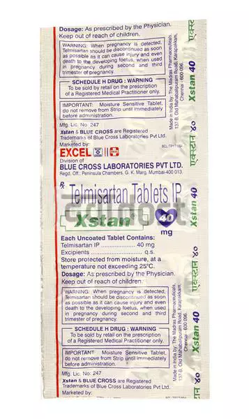 Xstan 40mg Tablet