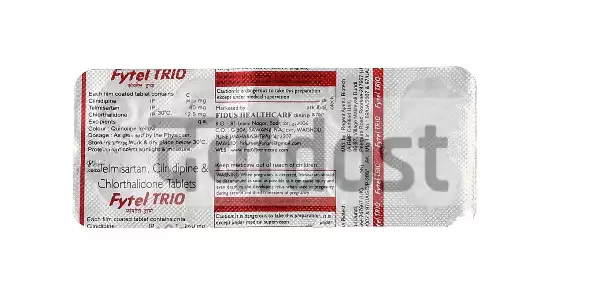 Fytel Trio 40mg/10mg/12.5mg Tablet 15s