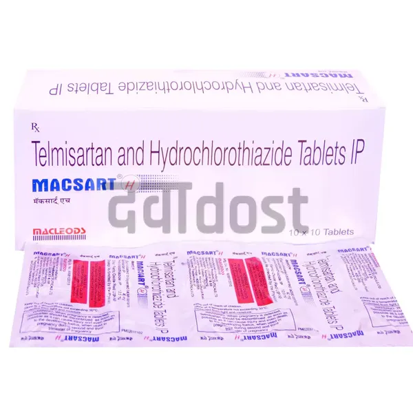 Macsart H 40mg/12.5mg Tablet 10s