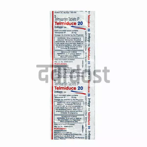 Telmiduce 20mg Tablet