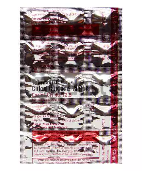 Cortel CH 40mg/12.5mg Tablet 15s