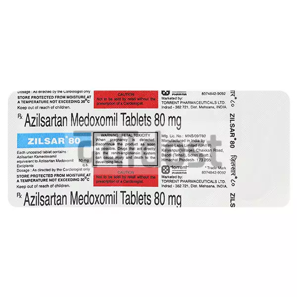 Zilsar 80 Tablet