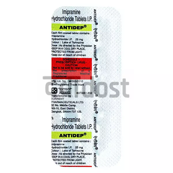 Antidep 25mg Tablet