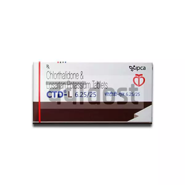CTD-L 6.25/25 Tablet
