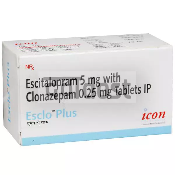 Esclo Plus 0.25mg/5mg Tablet 10s