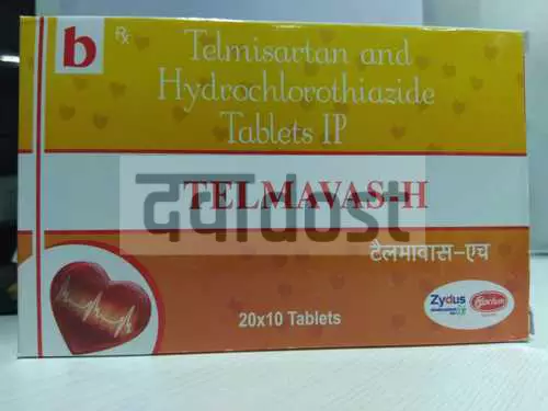 Telmavas H 40mg/12.5mg Tablet