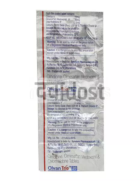 Olvan Trio 20 Tablet