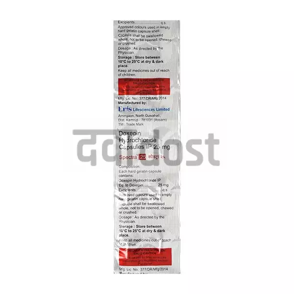Spectra 25mg Capsule