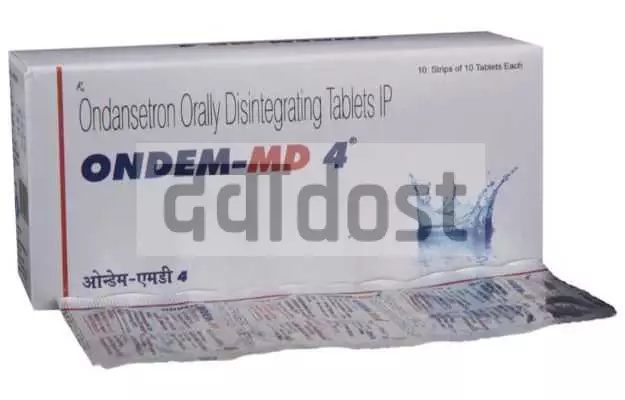 ONDET 4MG TABLET MD