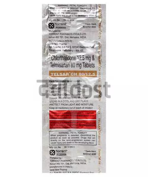 Telsar CH 80mg/12.5mg Tablet