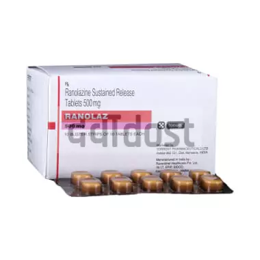 Ranolaz 500mg Tablet SR