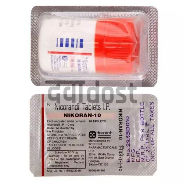 Nikoran 10mg Tablet 20s