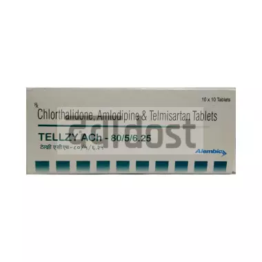 Tellzy Ach 80/5/6.25 Tablet