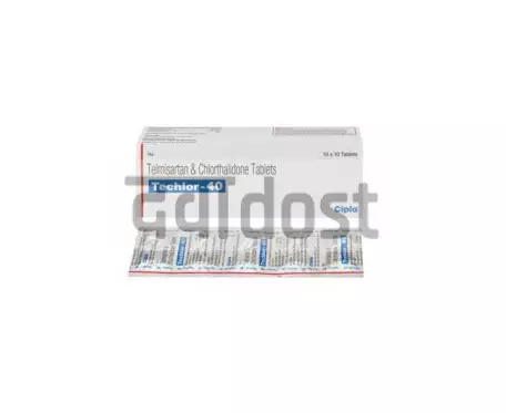 Techlor 40 mg/12.5 mg Tablet