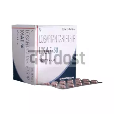 Losar 50mg Tablet 15s