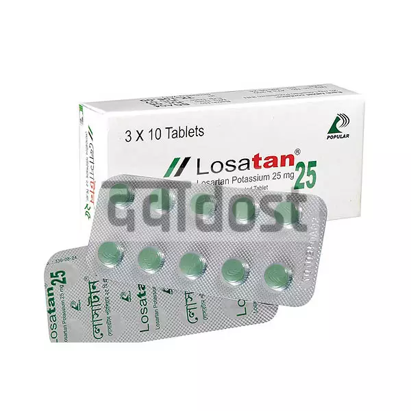 Losatan 25mg Tablet