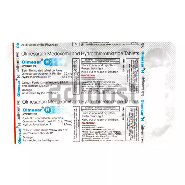 Olmesure H 20 Tablet