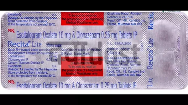 Recita Lite 0.25mg/10mg Tablet 10s