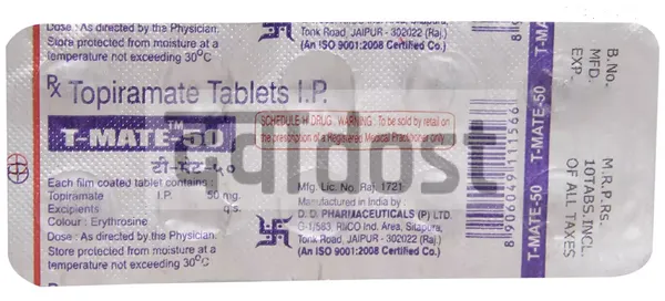 T Mate 50mg Tablet