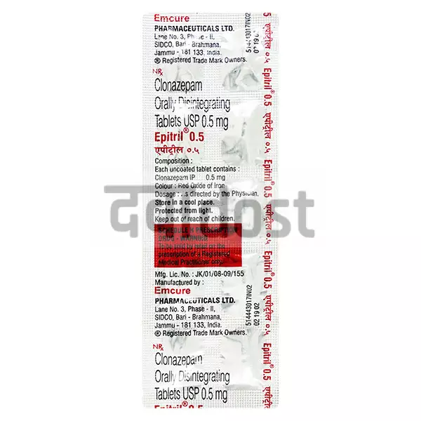 Epitril 0.5mg Tablet
