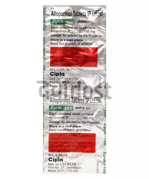Zyrik 100mg Tablet