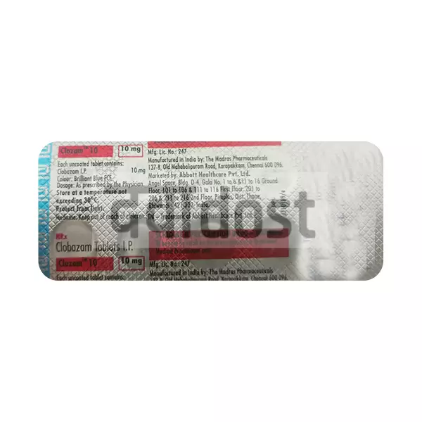 Clozam 10 Tablet