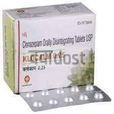 Klonaz 0.25mg Tablet 10s