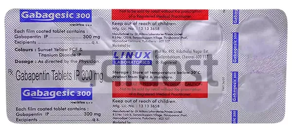 Gabagesic 300mg Tablet