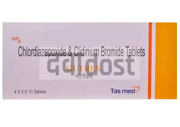 Gutrex 5mg/2.5mg Tablet 10s