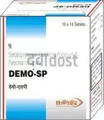 Demo SP 50 mg/500 mg/10 mg Tablet