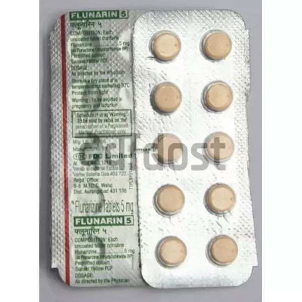 Flunarin 5 Tablet 10s