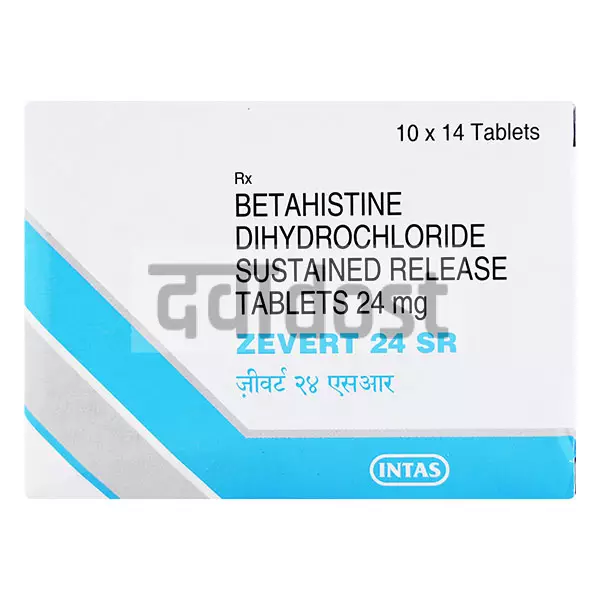 Zevert 24mg Tablet SR 14s