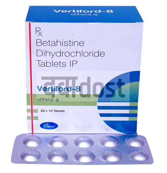 Vertiford 8mg Tablet 10s