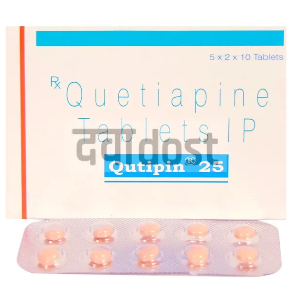 Qutipin 25mg Tablet  10s