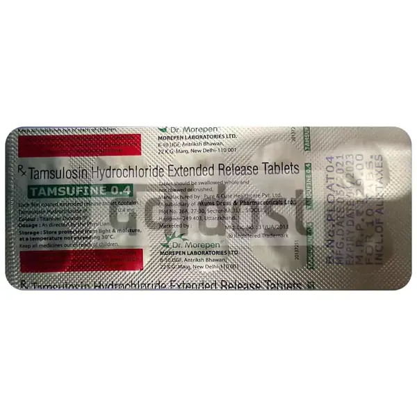 Tamsufine 0.4mg Tablet 10s