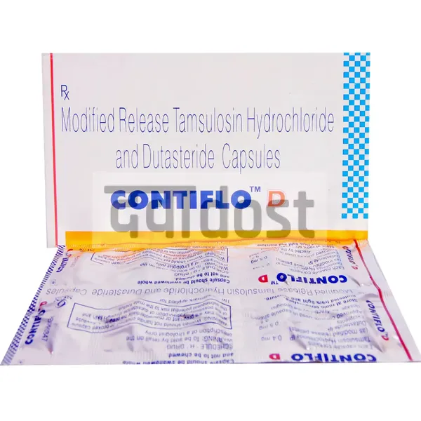 Contiflo D  0.4mg/0.5mg Capsule 10s