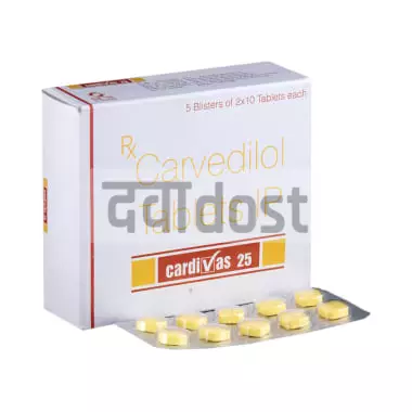 Cardivas 25 Tablet